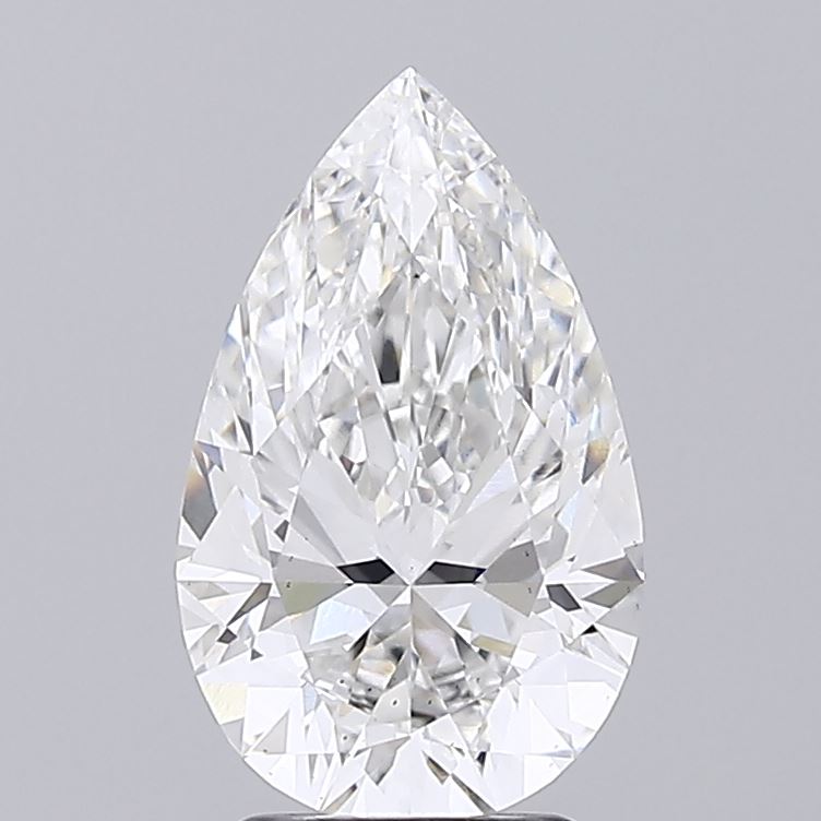 2.81ct Pear Lab-Grown Diamond — F VS2, IGI Certified