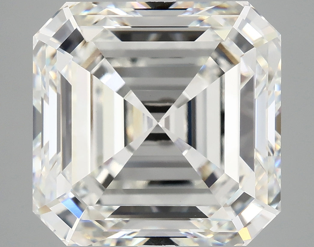 10.25ct Asscher, F VVS2 — IGI