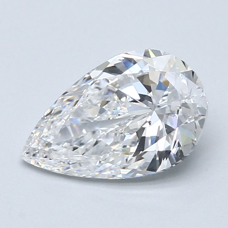 2.01ct Pear Natural Diamond — E SI1, GIA Certified