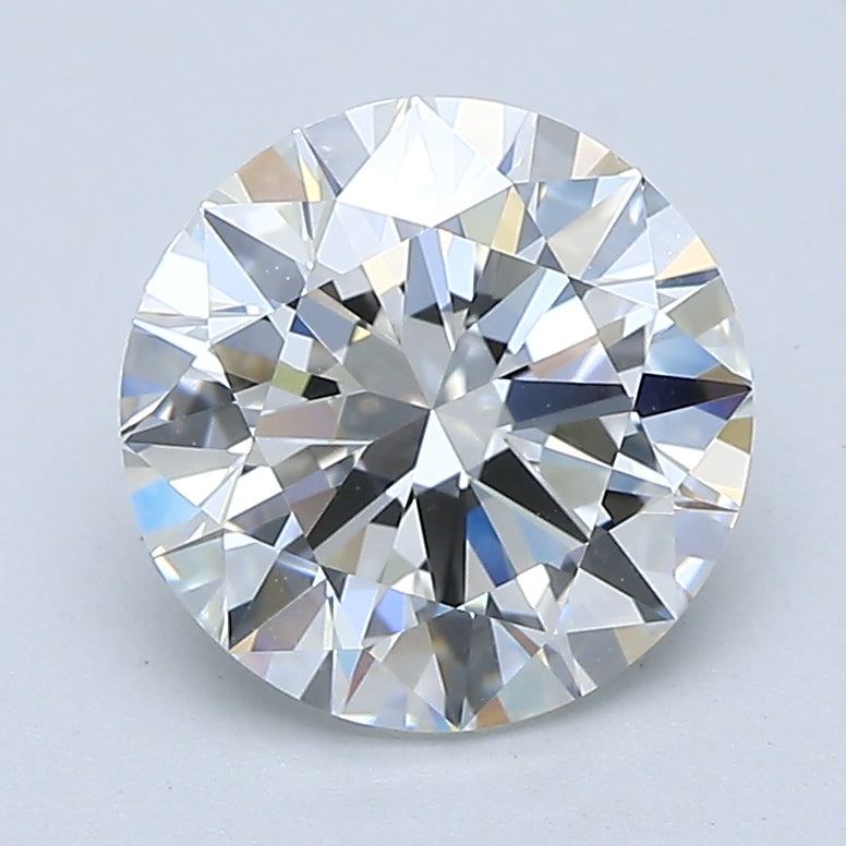 2.01ct Round, F VVS2 — GIA