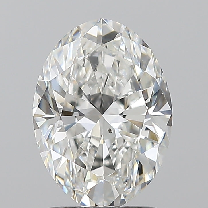 1.7ct Oval Natural Diamond — F SI1, GIA Certified