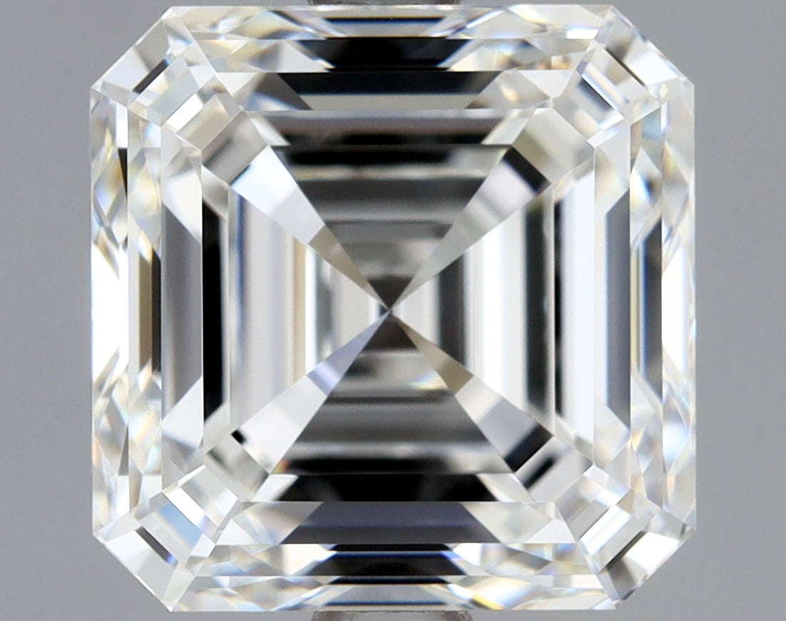 3.03ct Asscher Natural Diamond — F VVS1, GIA Certified