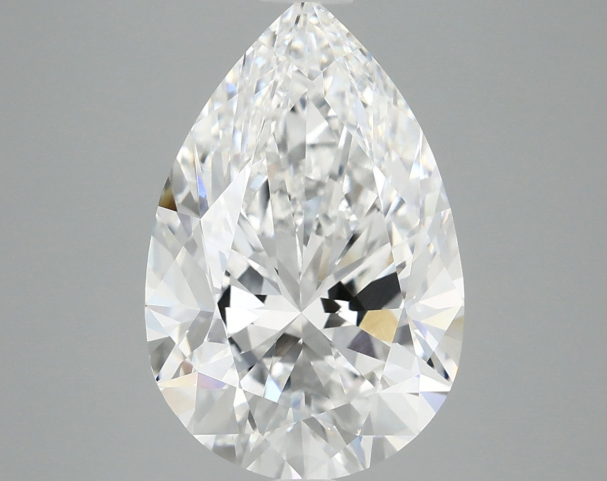 5.02ct Pear, D VVS2 — IGI