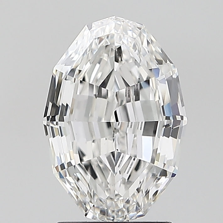 2.27ct Oval Step Lab-Grown Diamond — F VS1, IGI Certified