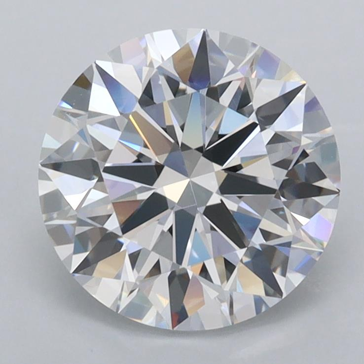 2.15ct Round, D VVS1 — IGI