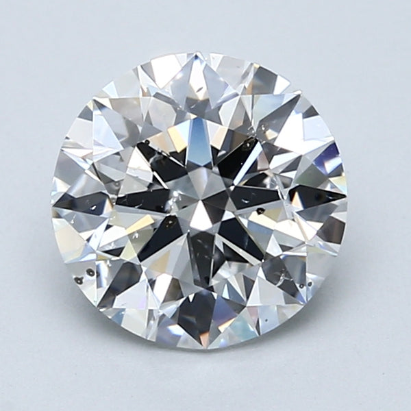 2.02ct Round, D SI2 — GIA