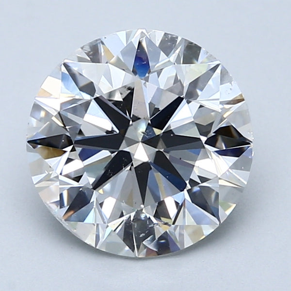 3.01ct Round, D SI2 — GIA
