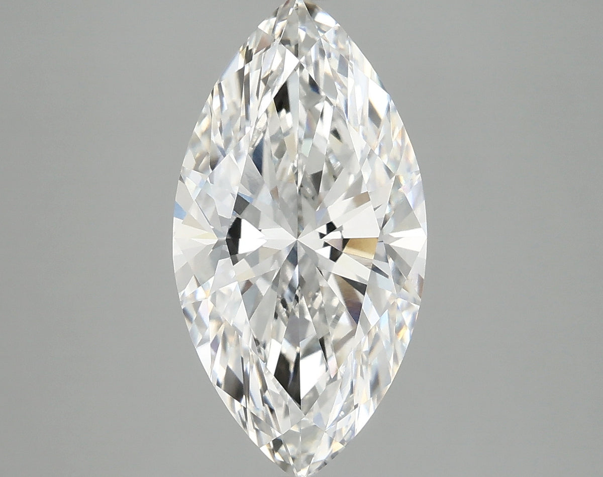 3.69ct Marquise Lab-Grown Diamond — F VVS2, IGI Certified