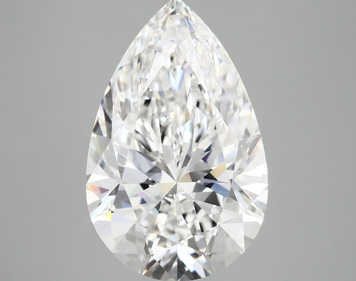 5.07ct Pear, D VVS2 — IGI