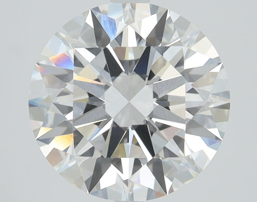 2.85ct Round, F VVS1 — IGI