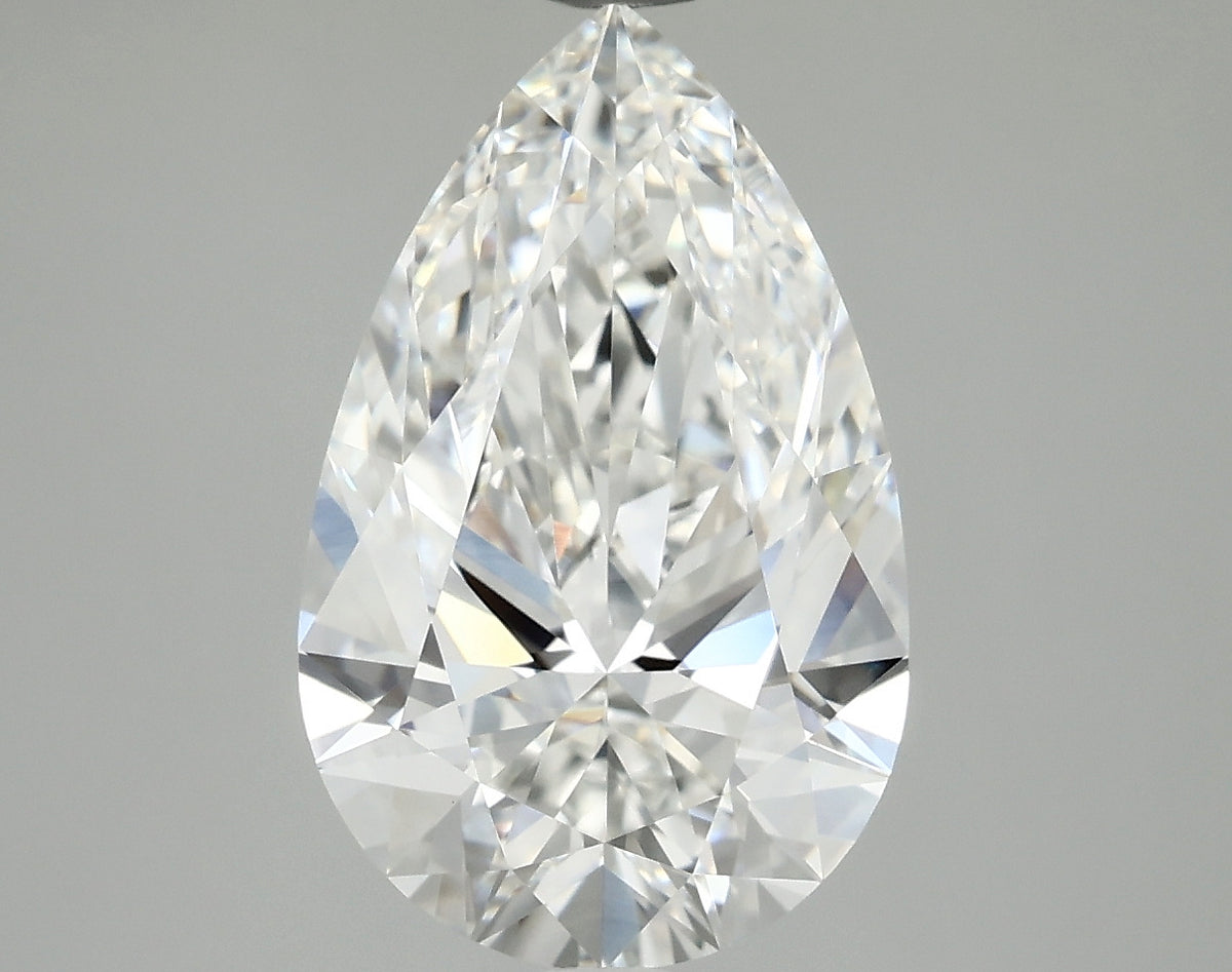 3.43ct Pear Lab-Grown Diamond — F VVS2, IGI Certified