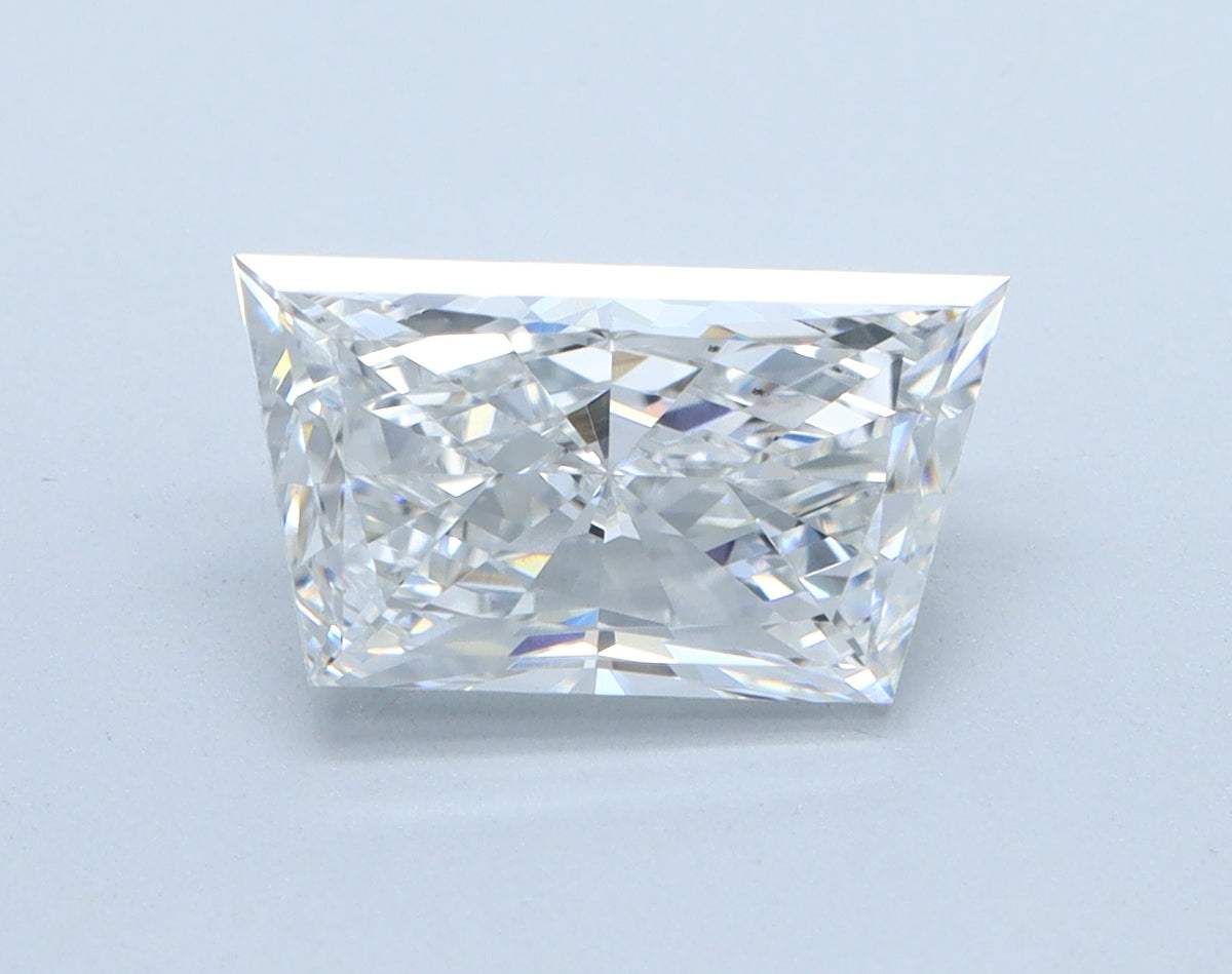 2.02ct Trapezoid, D VS1 — IGI