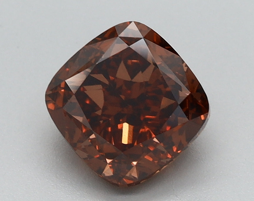 1.50ct Cushion Fancy Brown Lab-Grown Diamond — VVS2 | IGI