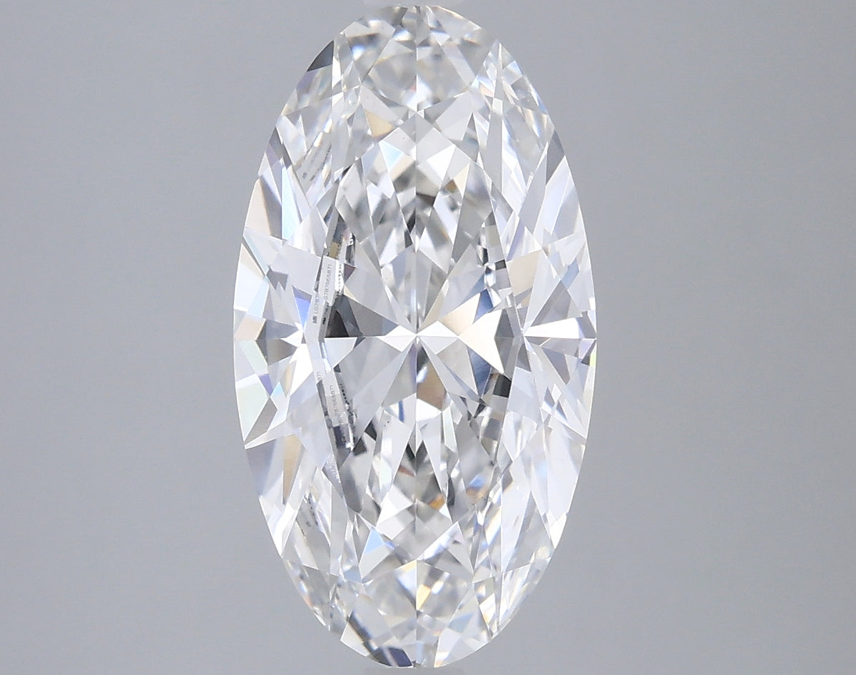 3.09ct Moval, F VVS2 — IGI