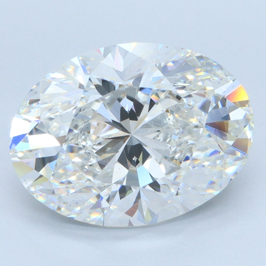 5.03ct Oval, F VS2 — IGI