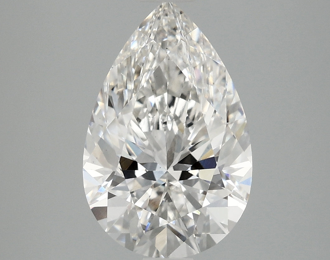 3.08ct Pear, F VS1 — IGI