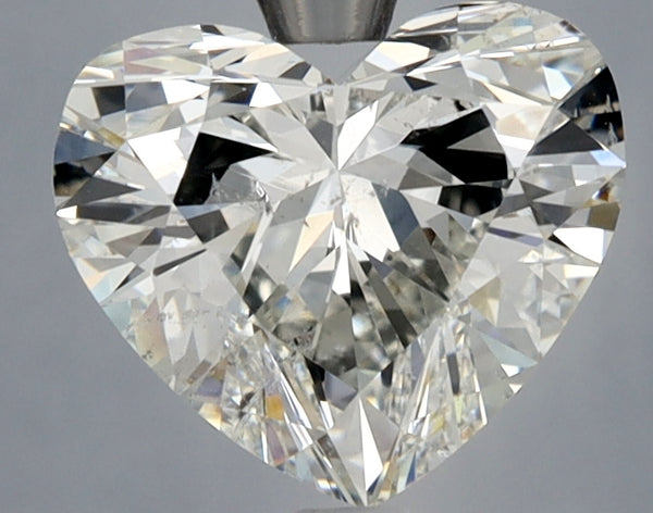 2.19ct HEART, J SI2 — GIA