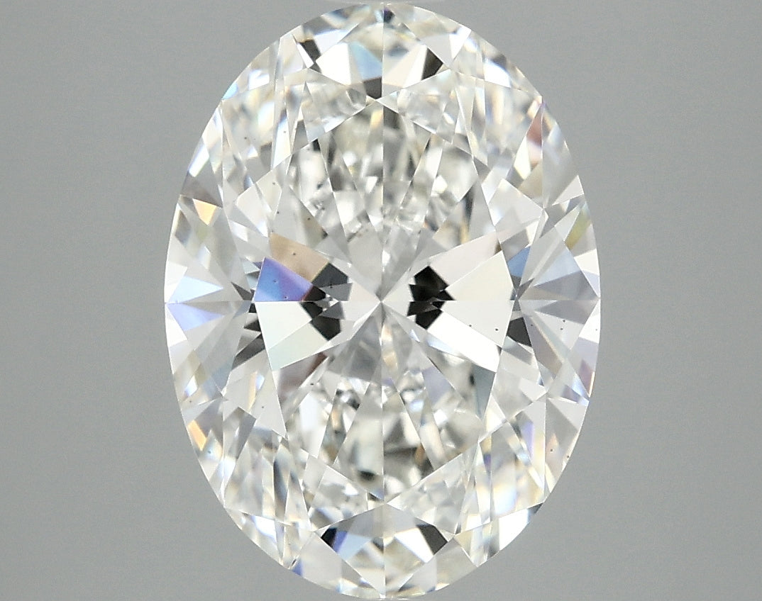 4.07ct Oval, F VS2 — IGI