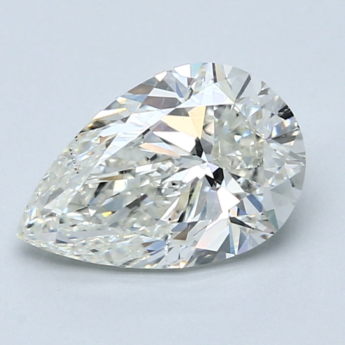 2.01ct Pear Natural Diamond — I SI1, GIA Certified