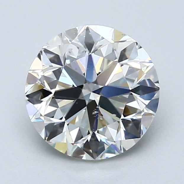2.01ct Round, J SI1 — GIA — Laura Milman New York