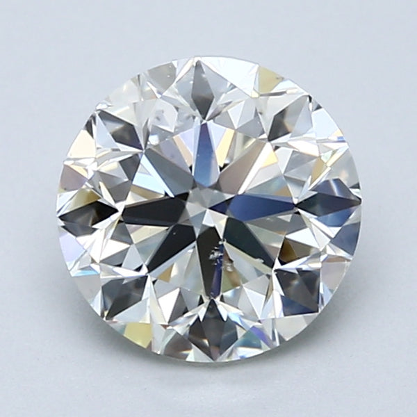 2.01ct Round, J SI1 — GIA