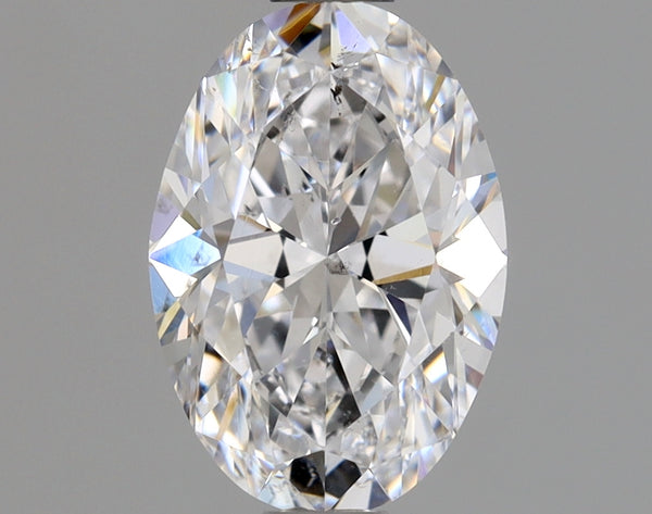 1.0ct OVAL, D SI1 — GIA