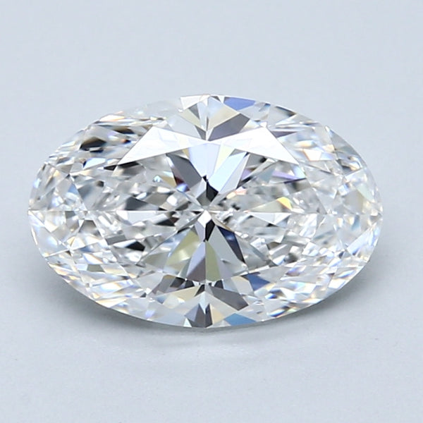 2.0ct Oval, D VS2 — GIA