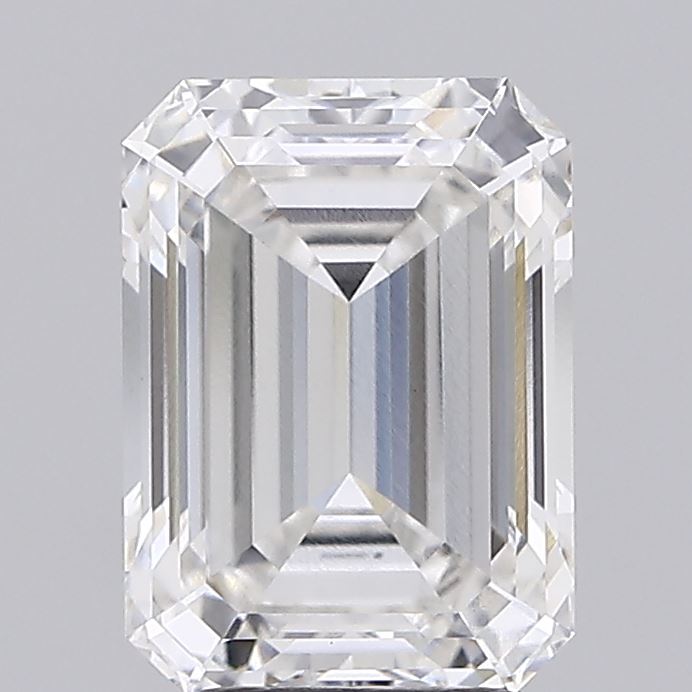 3.29ct Emerald Lab-Grown Diamond — F VVS2, IGI Certified