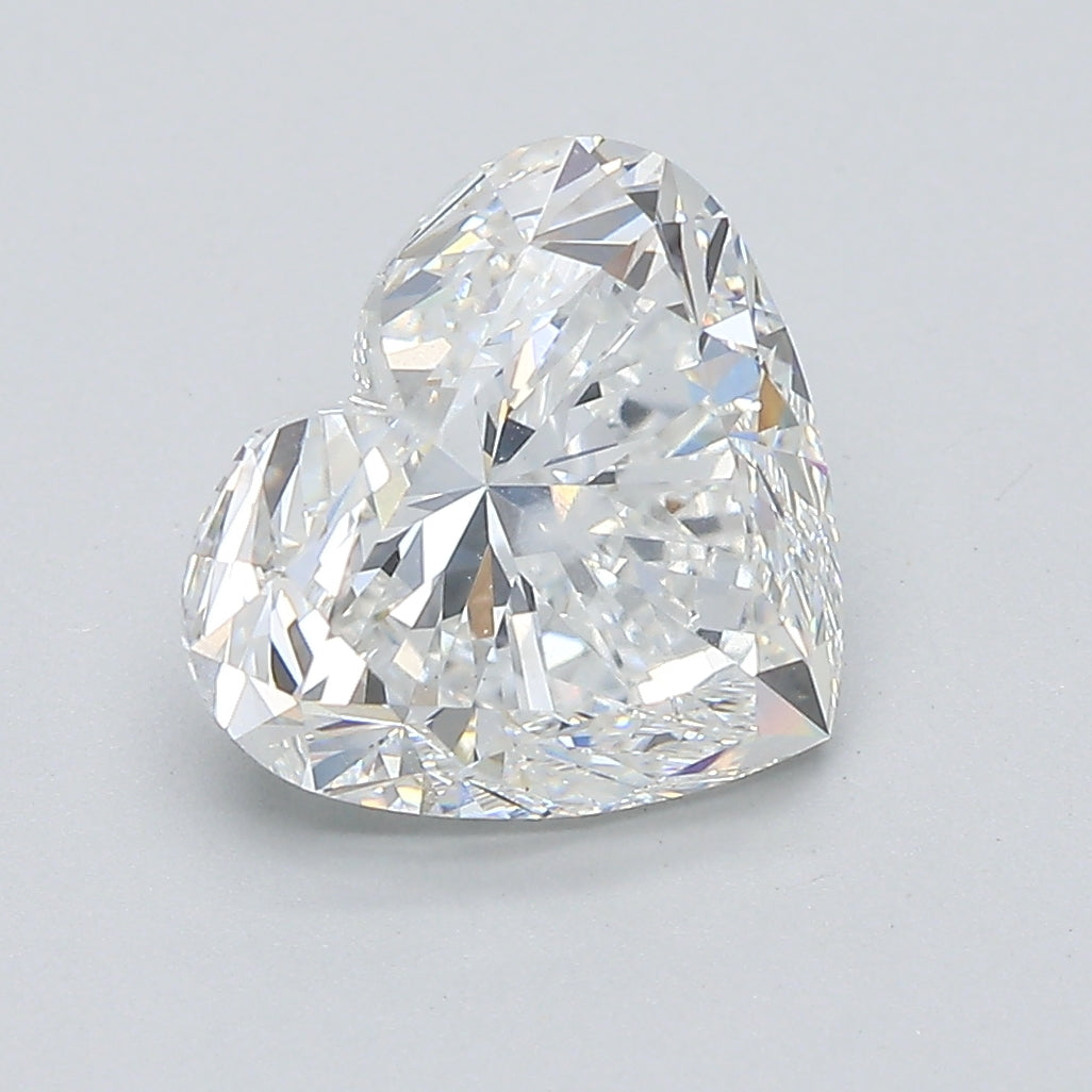 3.03ct Heart Natural Diamond — F SI2, GIA Certified