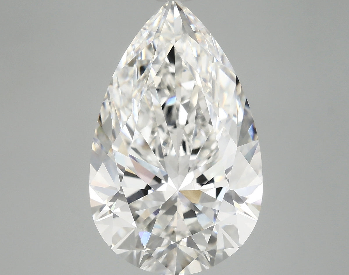6.61ct Pear, F VS2 — IGI