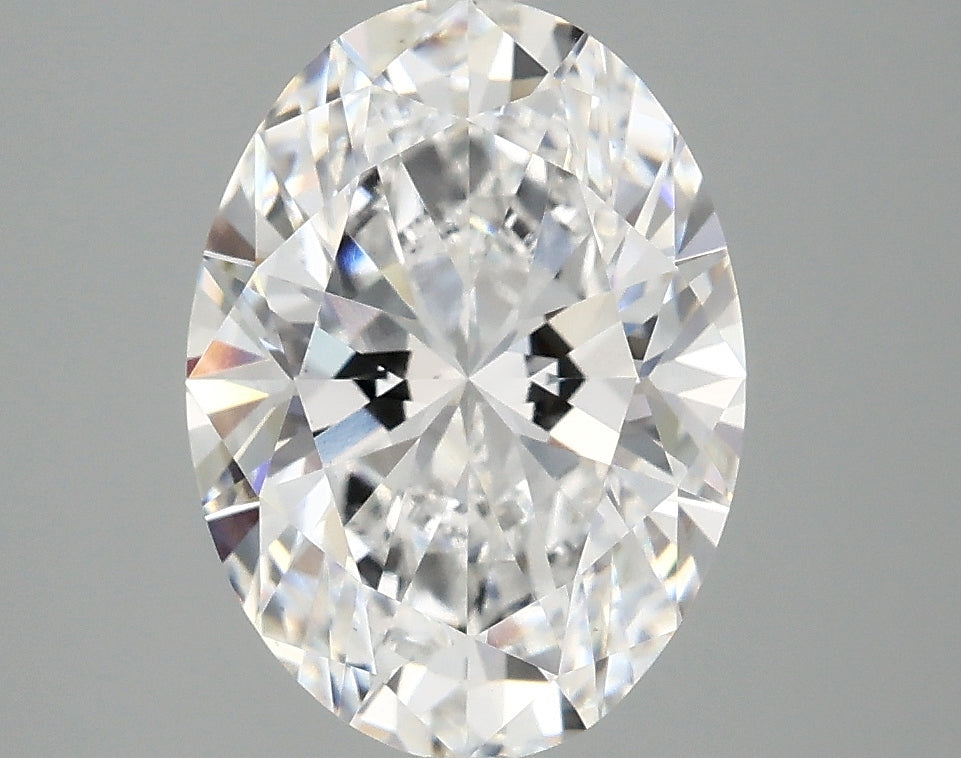 3.1ct Oval Lab-Grown Diamond — D VS2, IGI Certified