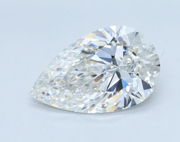 5.1ct Pear, F VS1 — IGI