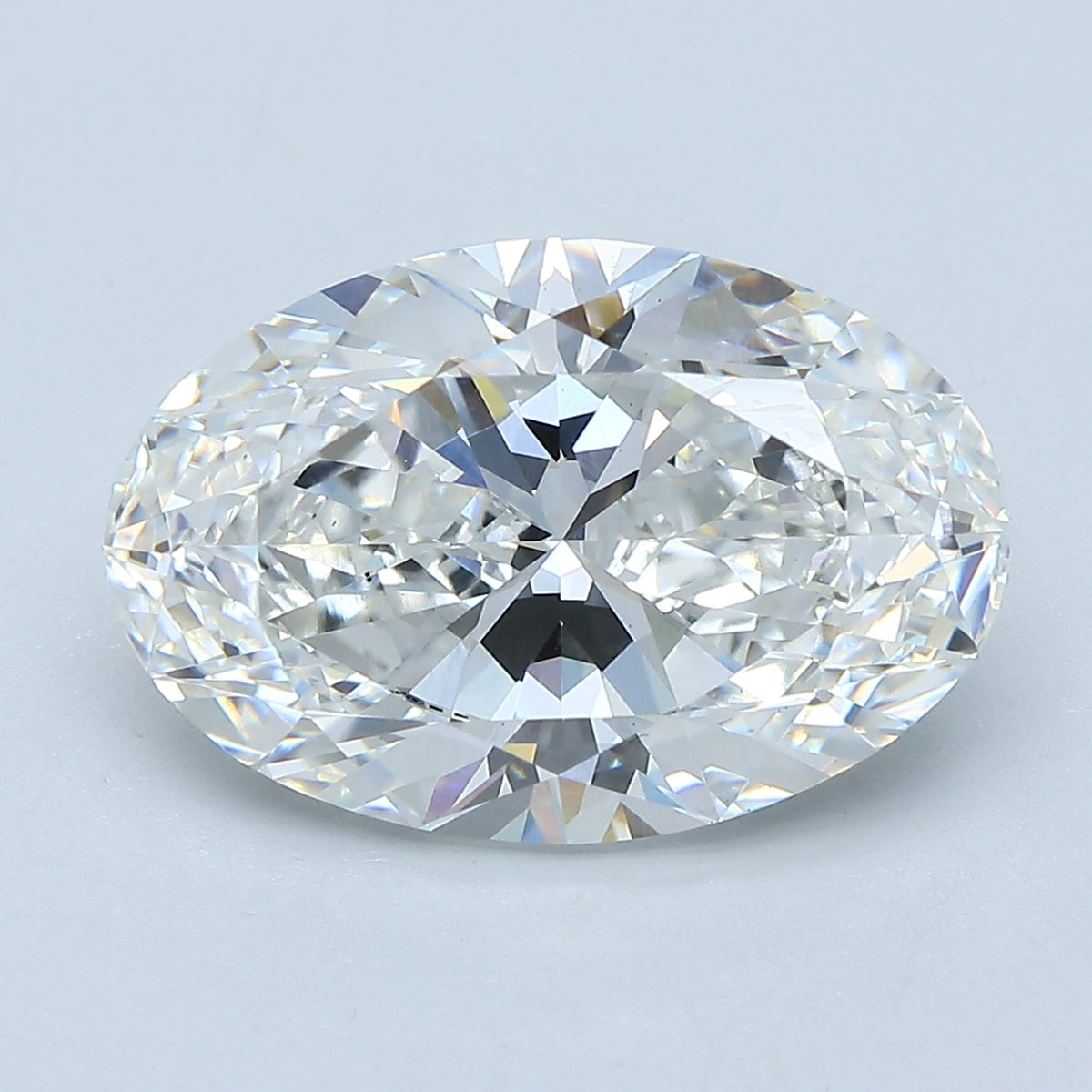 5.09ct Oval, F VS2 — IGI
