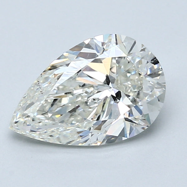 2.01ct Pear Natural Diamond — I SI1, GIA Certified