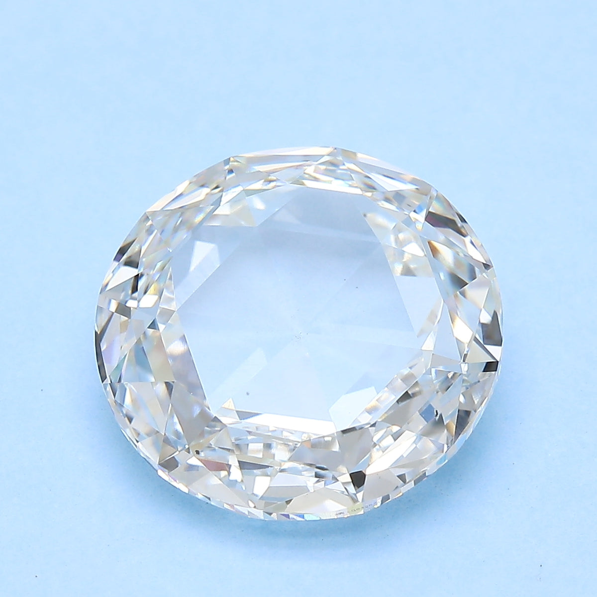 6.26ct Round Rose Cut Lab-Grown Diamond — F VS1, IGI Certified