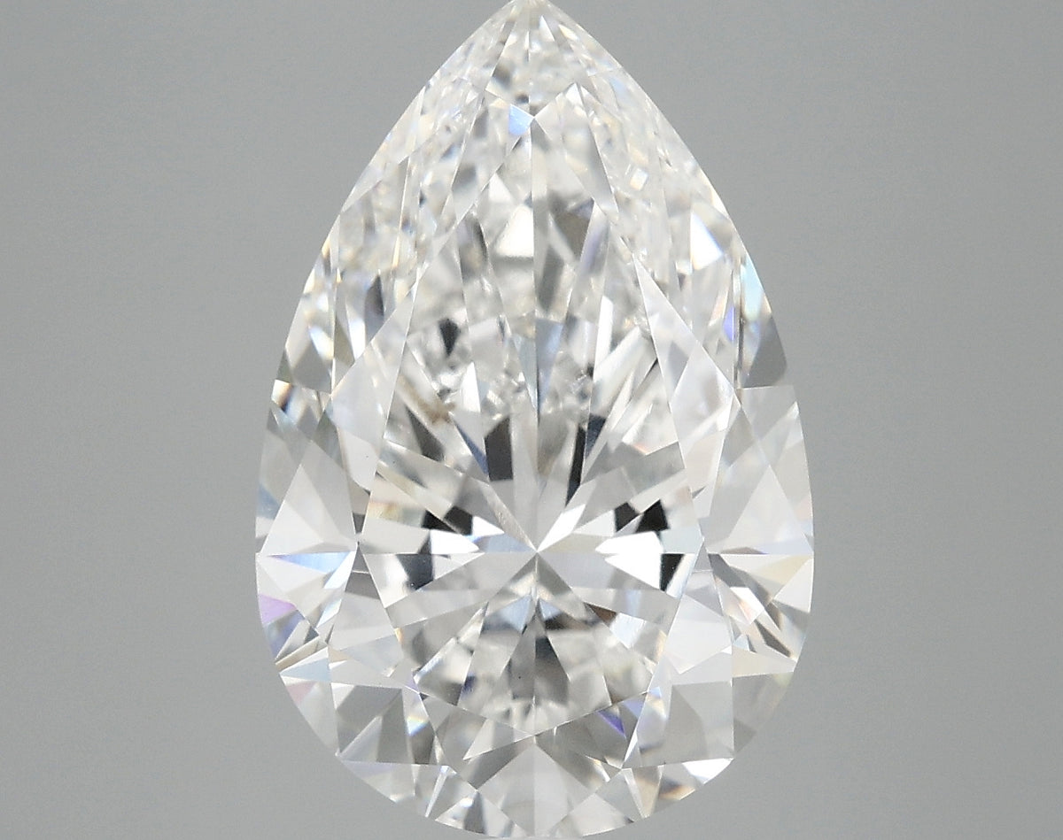 5.96ct Pear, E VS1 — IGI