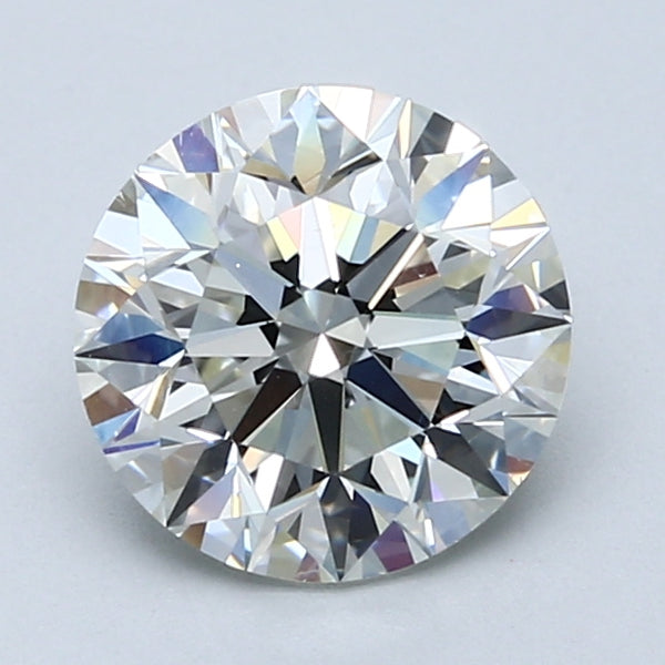 2.01ct Round, I VS2 — GIA