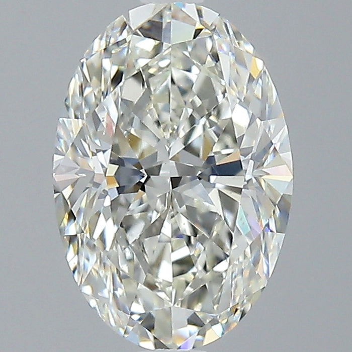 2.0ct Oval Natural Diamond — J VS2, GIA Certified