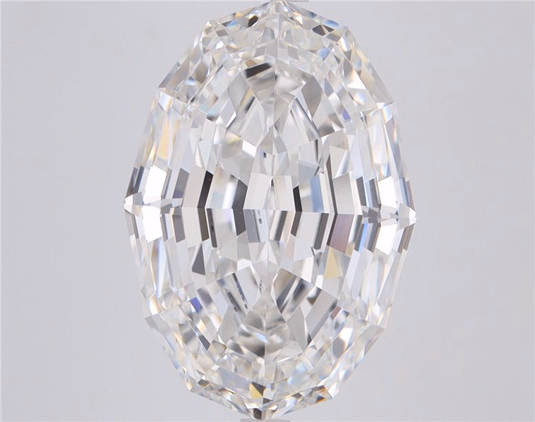 8.42ct Oval Step Cut, E VVS2 — IGI