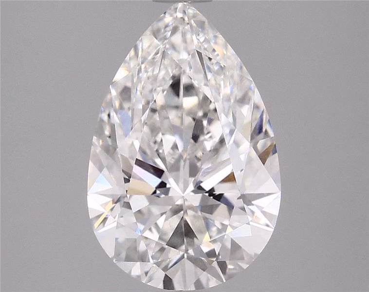 3.1ct Pear, F VS1 — IGI