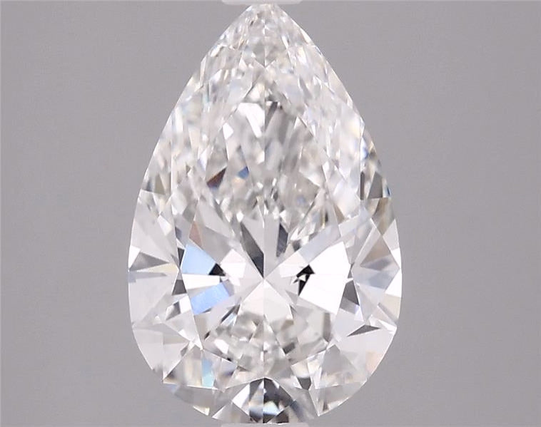 4.22ct Pear, F VVS2 — IGI
