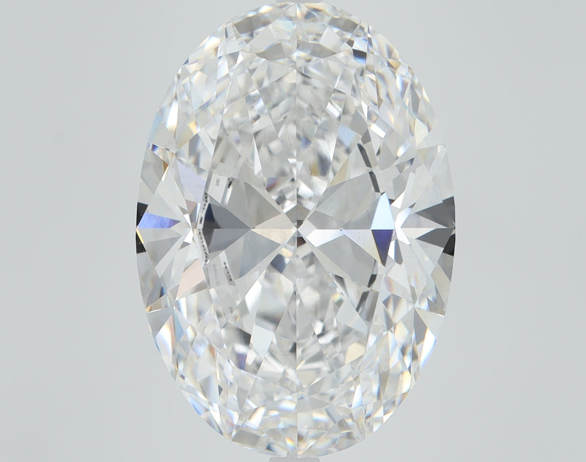 10.79ct Oval, D VVS2 — IGI