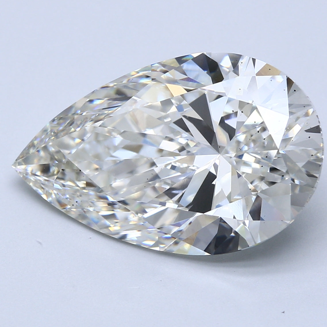 10.41ct Pear, G SI1 — IGI
