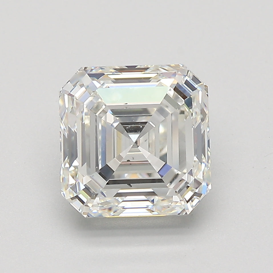 2.51ct Asscher Natural Diamond — I SI1, GIA Certified