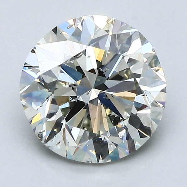 2.0ct Round, K SI2 — GIA