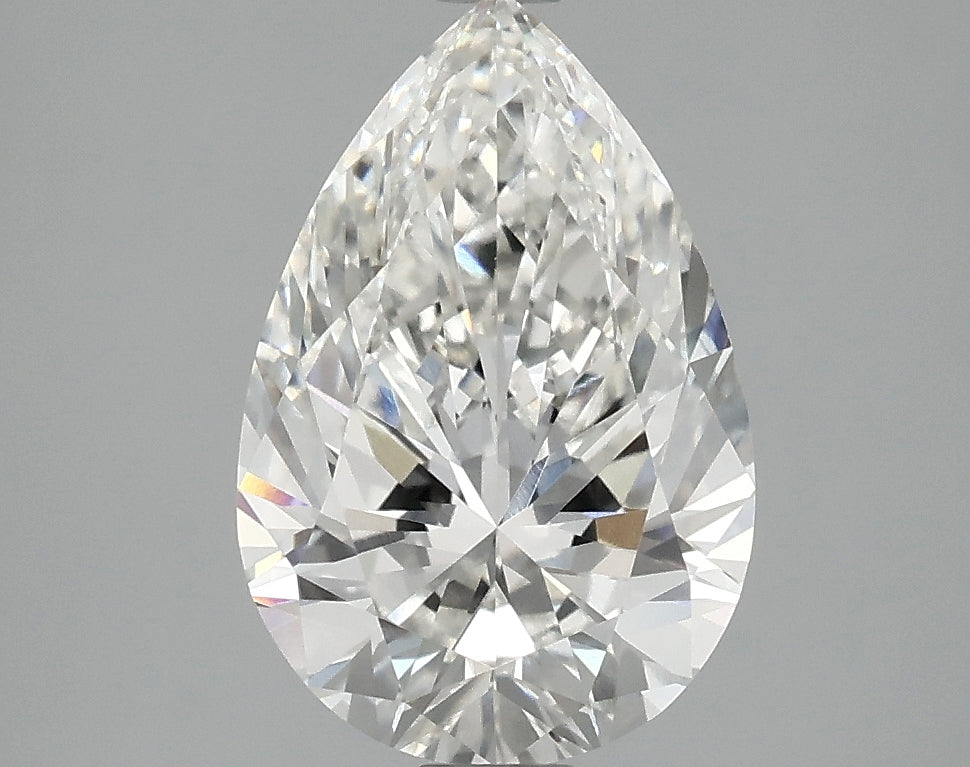 2.56ct Pear, F VVS2 — IGI