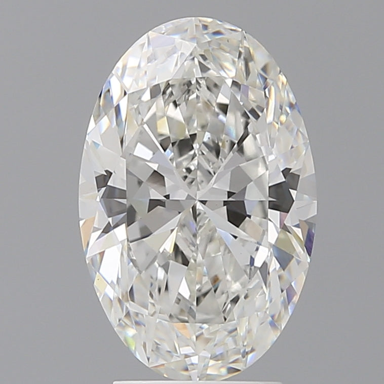 3.57ct Oval Lab-Grown Diamond — F VVS2, IGI Certified