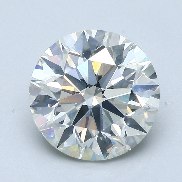 3.01ct Round, J SI2 — GIA