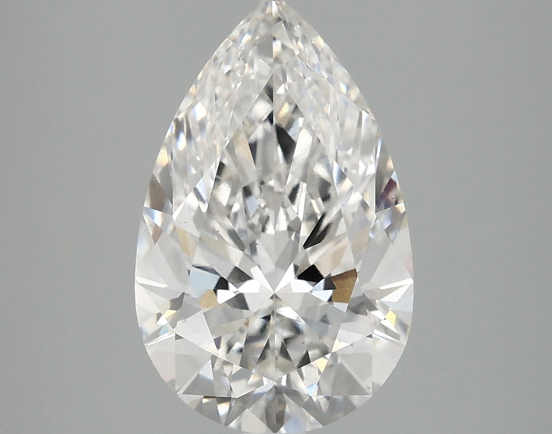 3.1ct Pear, F VS1 — IGI