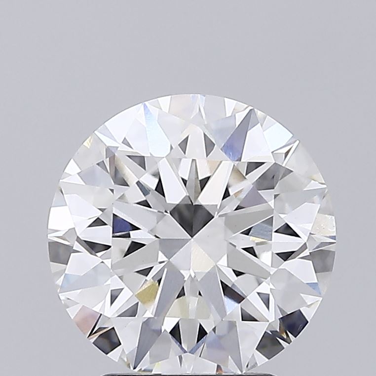 3.06ct Round, F VVS2 — IGI